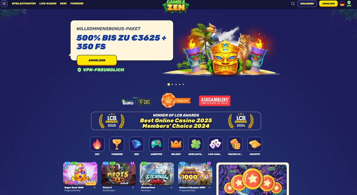 Gamblezen Ausländische Online Casino